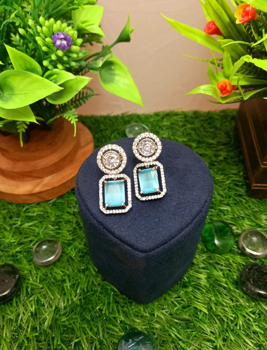 Turquoise Colour Earrings